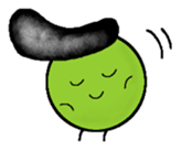 greegent pea MAMEZOU sticker #4376821