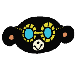 Black bear! sticker #4376961