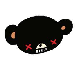 Black bear! sticker #4376979