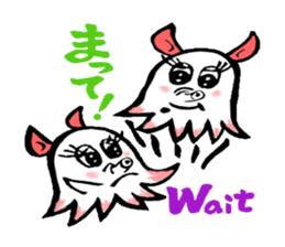 So cute ! JAPANESE PANCAKE DEVILFISH!! 2 sticker #4377156