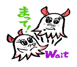 So cute ! JAPANESE PANCAKE DEVILFISH!! 2 sticker #4377156