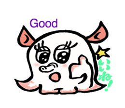 So cute ! JAPANESE PANCAKE DEVILFISH!! 2 sticker #4377174