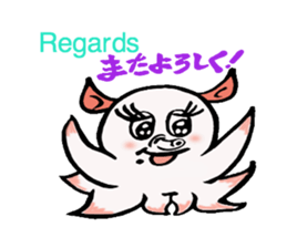 So cute ! JAPANESE PANCAKE DEVILFISH!! 2 sticker #4377175