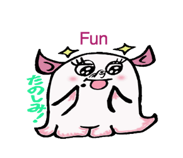 So cute ! JAPANESE PANCAKE DEVILFISH!! 2 sticker #4377179