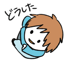 Stinging tongue children sticker #4377330