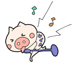 pig TV sticker #4377454