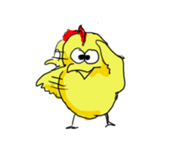 aho chicken sticker #4377665