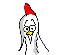 aho chicken sticker #4377666