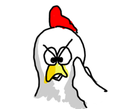 aho chicken sticker #4377667