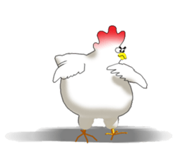 aho chicken sticker #4377677