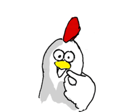 aho chicken sticker #4377690