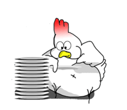 aho chicken sticker #4377699