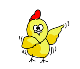 aho chicken sticker #4377703