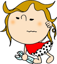 My wife in daily life sticker #4378152