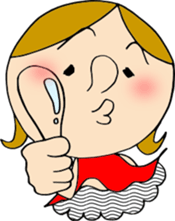 My wife in daily life sticker #4378160