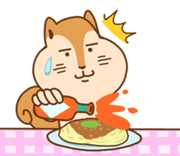 Gluttonous squirrel sticker sticker #4378638