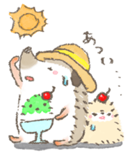 Hedgehog, my name Fu-kun. Part 2 sticker #4379305
