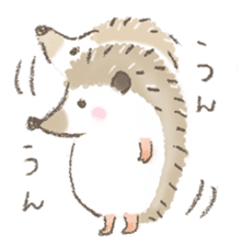Hedgehog, my name Fu-kun. Part 2 sticker #4379317