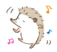 Hedgehog, my name Fu-kun. Part 2 sticker #4379330