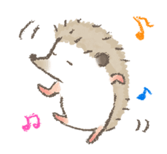 Hedgehog, my name Fu-kun. Part 2 sticker #4379330
