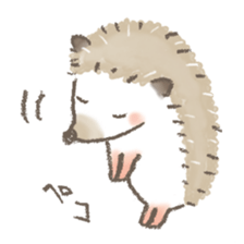 Hedgehog, my name Fu-kun. Part 2 sticker #4379335