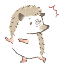 Hedgehog, my name Fu-kun. Part 2 sticker #4379336