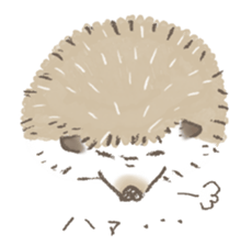 Hedgehog, my name Fu-kun. Part 2 sticker #4379339