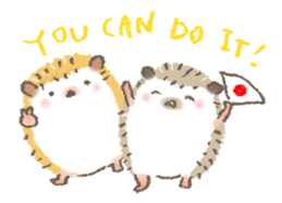 Hedgehog, my name Fu-kun. Part 2 sticker #4379340