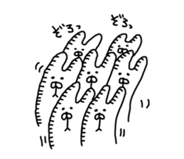 Three animals Sticker 2 sticker #4379682