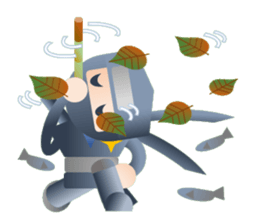 Princess and the Ninja sticker #4379734