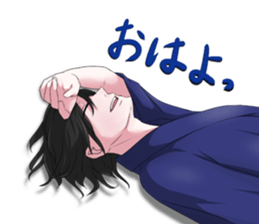 Kimono boy sticker #4379991