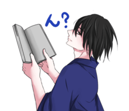 Kimono boy sticker #4379997