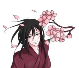 Kimono boy sticker #4380000