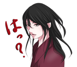 Kimono boy sticker #4380008