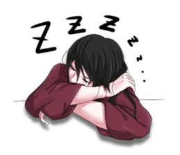 Kimono boy sticker #4380010