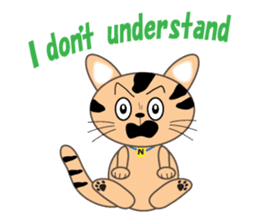 energy vampire cat sticker #4380032