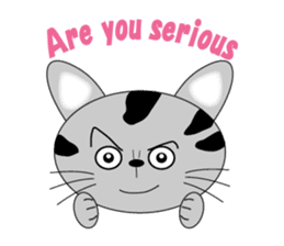 energy vampire cat sticker #4380035