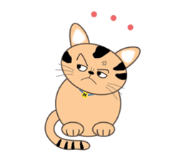 energy vampire cat sticker #4380036