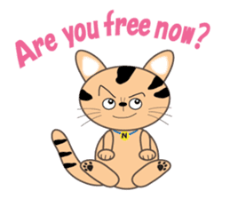 energy vampire cat sticker #4380037