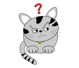 energy vampire cat sticker #4380038