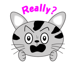 energy vampire cat sticker #4380041