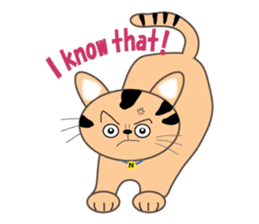 energy vampire cat sticker #4380042