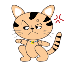 energy vampire cat sticker #4380047