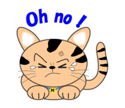 energy vampire cat sticker #4380053