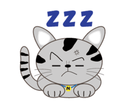 energy vampire  cat sticker #4380062