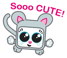 Squaredy Cats sticker #4380082