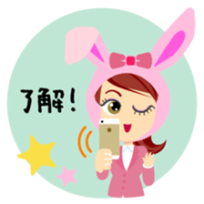 usagi-talk sticker #4380266