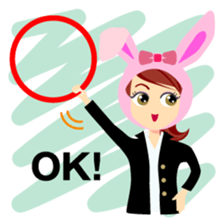 usagi-talk sticker #4380270