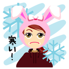 usagi-talk sticker #4380277