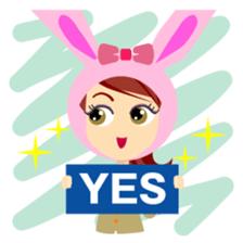 usagi-talk sticker #4380278